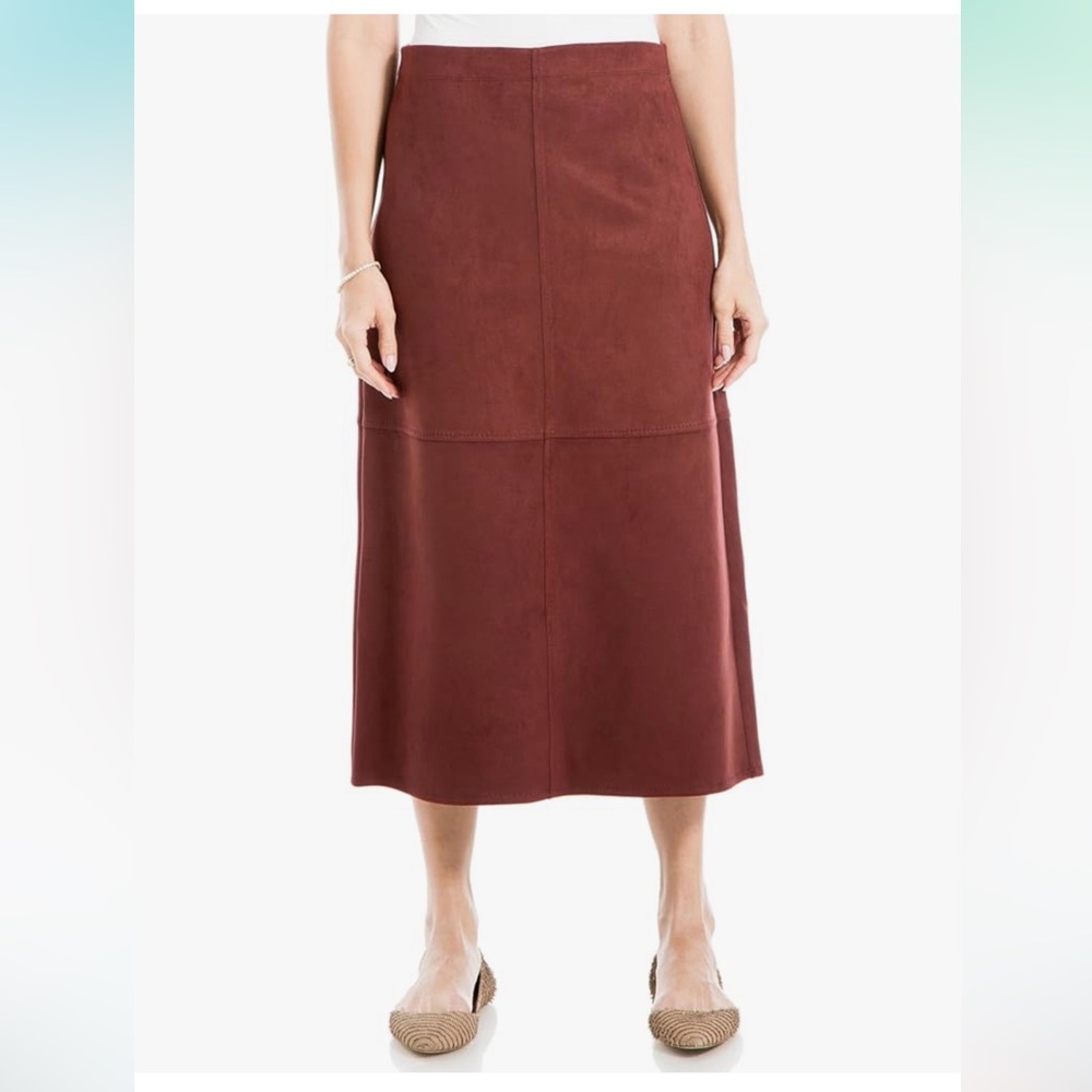 Max Studio Faux Suede Skirt